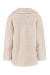 Ivory shearling jacket -  | Wise