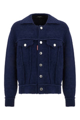 Blue wool blend jacket -  | Wise