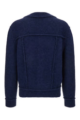 Blue wool blend jacket -  | Wise