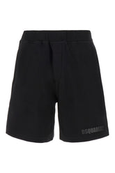 Black cotton bermuda shorts -  | Wise