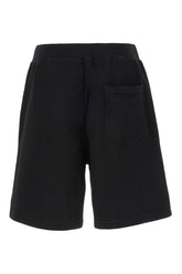 Black cotton bermuda shorts -  | Wise