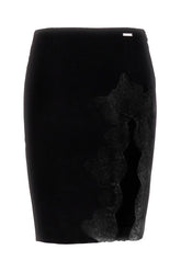 Black wool skirt -  | Wise