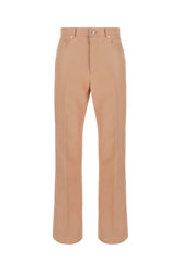 Skin pink polyester chino pant -  | Wise