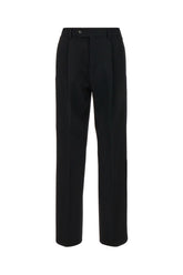 Black wool blend pant -  | Wise