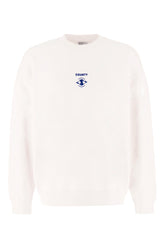 White cotton Poster Eye oversize sweatshirt -  | Wise