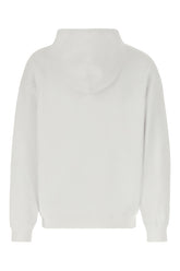 White cotton oversize sweatshirt -  | Wise