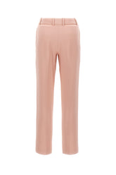 Pink stretch viscose blend pant -  | Wise