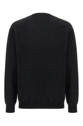 Black cotton oversize sweatshirt -  | Wise