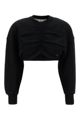 Black cotton sweatshirt -  | Wise