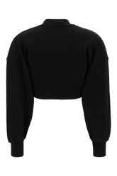 Black cotton sweatshirt -  | Wise