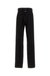 Black polyester blend pant -  | Wise