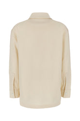 Ivory polyester oversize shirt -  | Wise