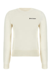 Ivory wool blend sweater -  | Wise