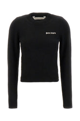 Black wool blend sweater -  | Wise