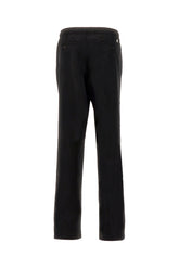 Black stretch polyester blend pants -  | Wise