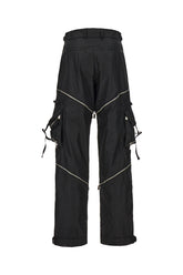 Pantalone in nylon nero -  | Wise