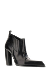 Black leather Moon Beatle Shade ankle boots -  | Wise