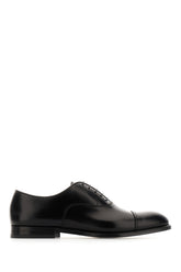 Black leather lace-up shoes -  | Wise