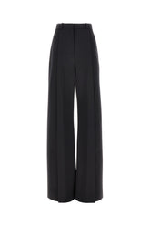 Black stretch polyester blend pant -  | Wise