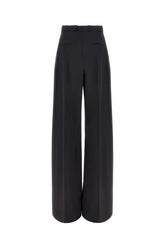 Black stretch polyester blend pant -  | Wise