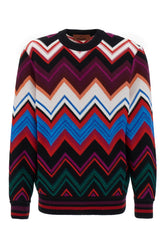 Multicolor wool blend sweater -  | Wise