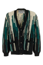 Multicolor wool blend cardigan -  | Wise