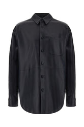 Black leather shirt -  | Wise