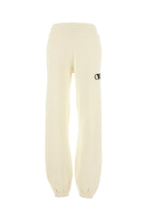 Cream cotton joggers -  | Wise