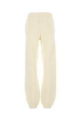 Pantalone jogging in cotone crema -  | Wise