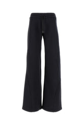 Pantalone jogging in cotone nero -  | Wise