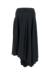 Black polyester skirt -  | Wise