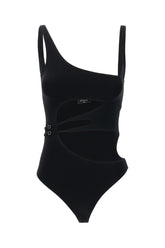 Black stretch nylon Meteor swimsuit -  | Wise