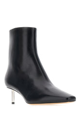 Black leather Allen Frame ankle boots -  | Wise