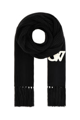 Black wool scarf -  | Wise