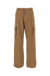 Biscuit polyester cargo pants -  | Wise