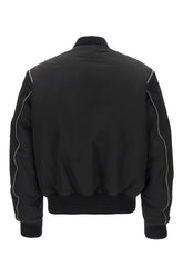 Black nylon padded bomber jacket -  | Wise