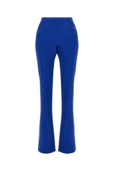 Electric blue polyester pant -  | Wise