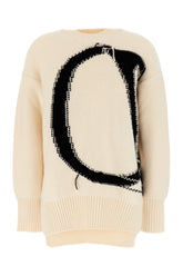 Ivory oversize wool sweater -  | Wise