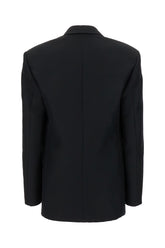 Black polyester blazer -  | Wise