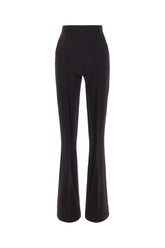 Black stretch viscose pant -  | Wise