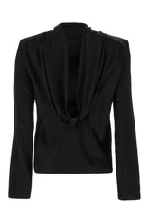 Black silk blouse -  | Wise