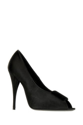 Black satin pumps -  | Wise