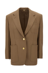 Biscuit wool blazer -  | Wise