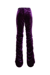 Pantalone in velluto viola -  | Wise