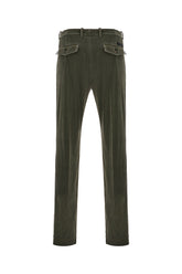 Khaki green corduroy chino pants -  | Wise