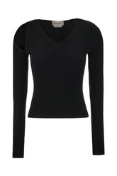 Maglione in misto lana nera -  | Wise