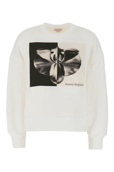 White cotton sweatshirt -  | Wise