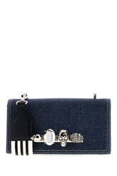 Denim The Knuckle Satchel crossbody bag -  | Wise