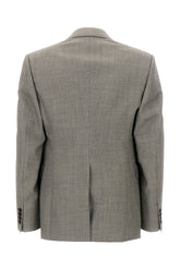 Grey wool blazer -  | Wise