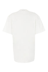 T-shirt oversize in cotone bianco -  | Wise